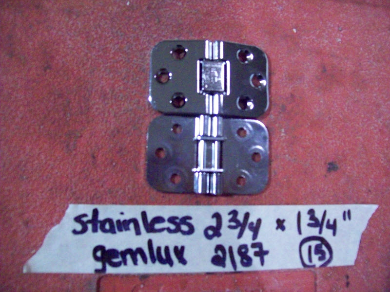 Gemlux Stainless Steel 180 Hinge 2 3/4 x 1 3/4 " 2187